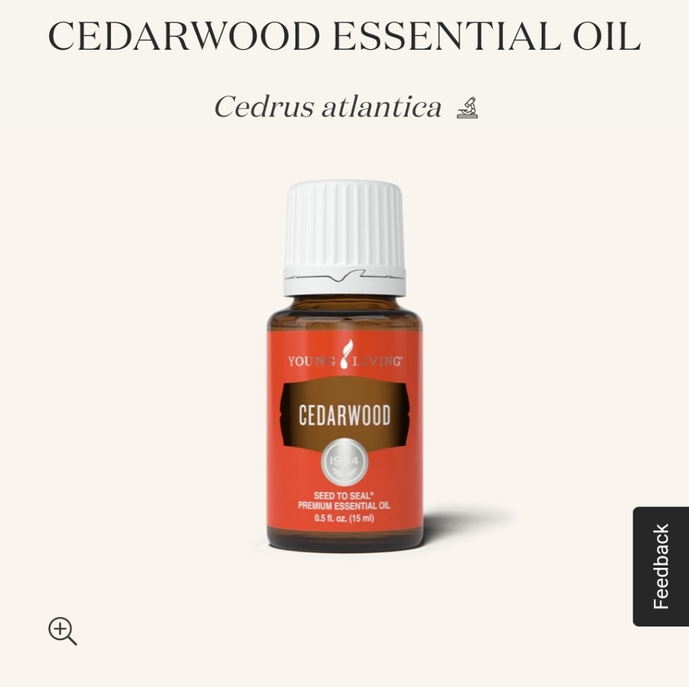Young Living Essential Oil Cedarwood